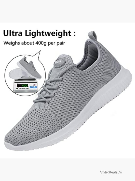 Men\'s Breathable Mesh Slip-On Athletic Walking Sneakers